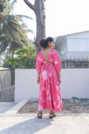 anushé pirani Recycled Cotton Women Fuchsia Dress