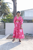 anushé pirani Recycled Cotton Women Fuchsia Dress