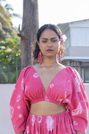 anushé pirani Recycled Cotton Women Fuchsia Dress