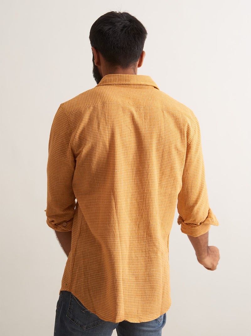 Patrah Khadi - Handwoven Mellow Sunrise shirt