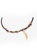 Foret Astral Cork Necklace in Purple