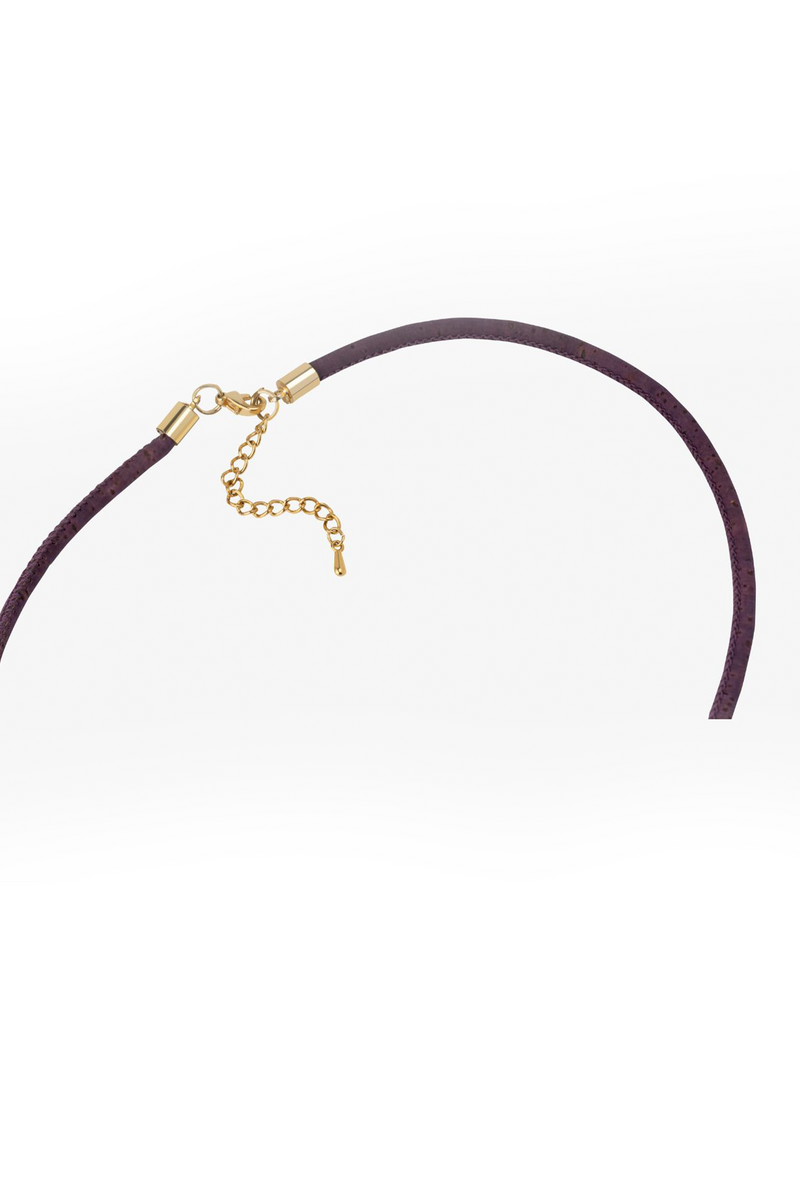 Foret Astral Cork Necklace in Purple