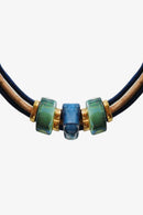 Foret Northern Lights Cork Necklace In Porcelain Ceramic