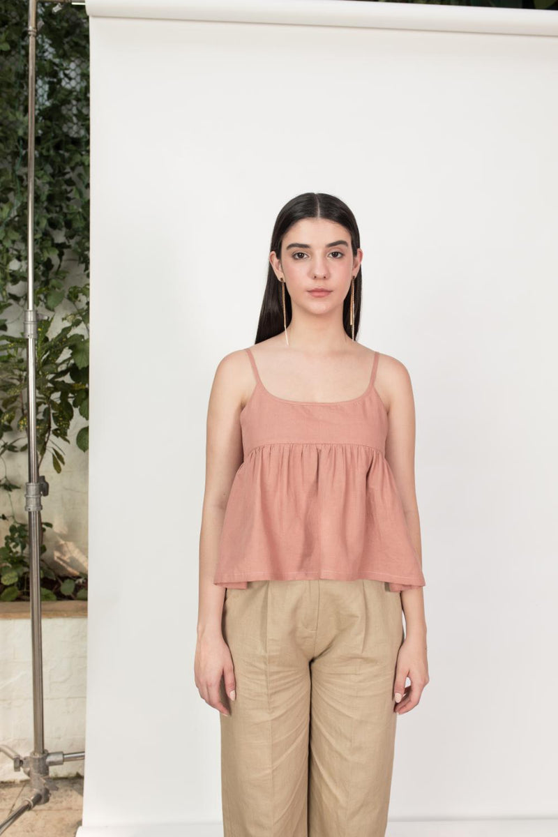 Anushé Pirani Hemp Cotton Women's Blush Top