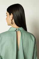 Anushé Pirani Hemp Cotton Women's Seafoam Dress