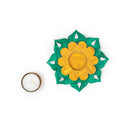 GreenKraft Phool Handcrafted Bamboo Rangoli Multicolor- Set of 2