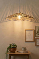 GreenKraft Petal handcrafted Banana Bark Lampshade - Medium