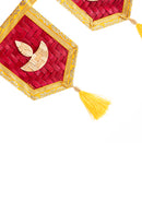 GreenKraft Diya Handcrafted Bamboo Toran