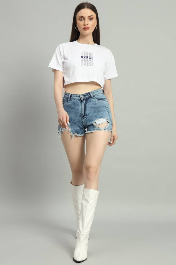 Dvrzi One Of Six Cropped Tee