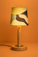 JOD Floral Modern Abstract Green & Grey Table Lamp