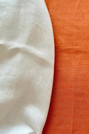 Sawera - Rust Orange Hemp Bedsheet Set