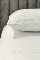 Shwet - Pure White Hemp Bedsheet Set