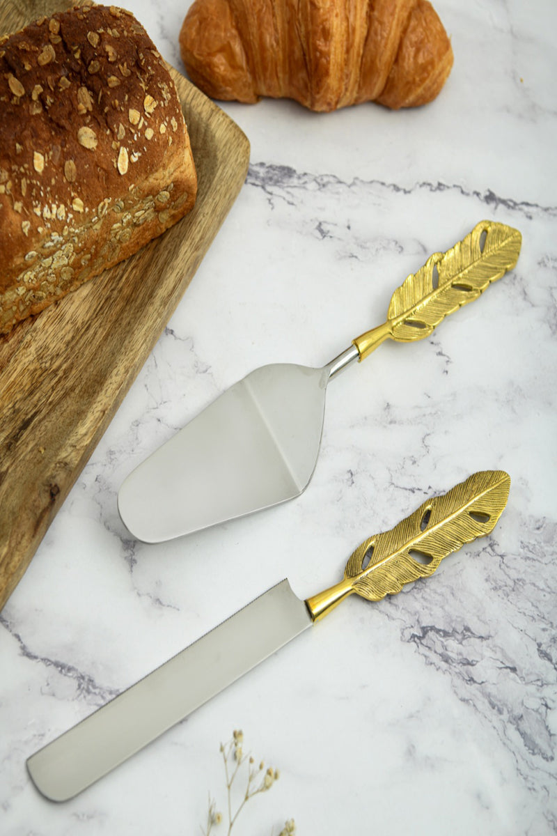 Punkh Cake and Knife Server