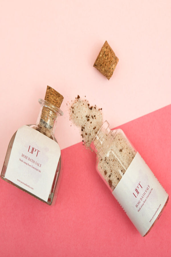 Rose Bath Salt. - 100 Gms