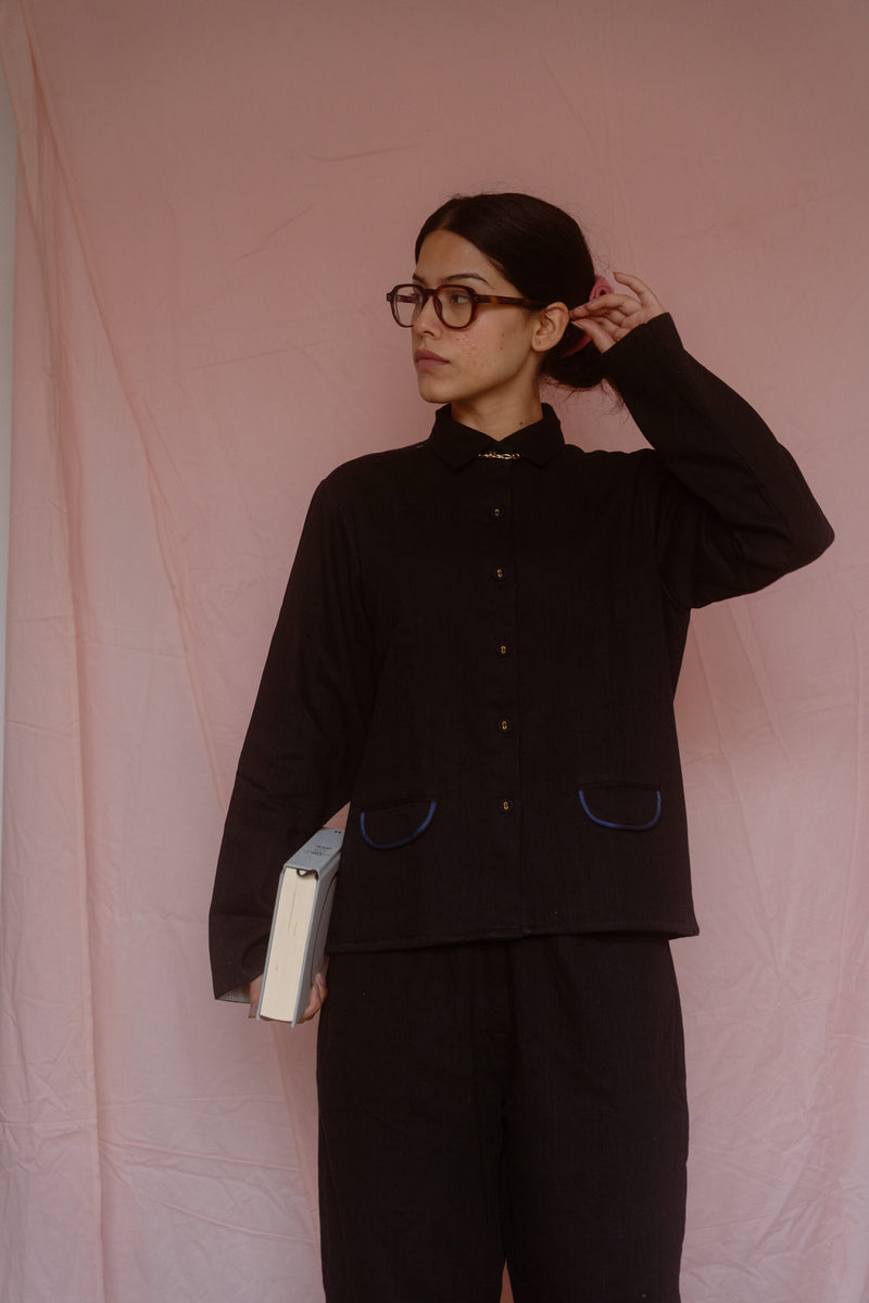 With N. City Shacket - Women - Black