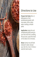 Ecotyl Red Sandalwood Powder | Natural Skin Brightener | Anti-Acne| Ayurvedic Skincare |100g