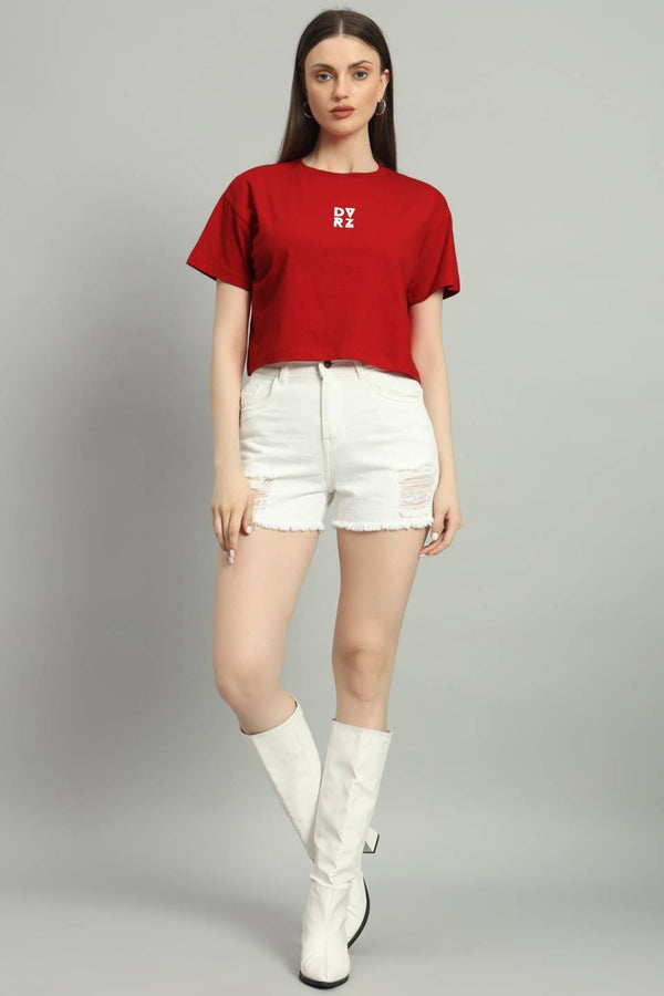 Dvrzi Red Jersey Short Tee