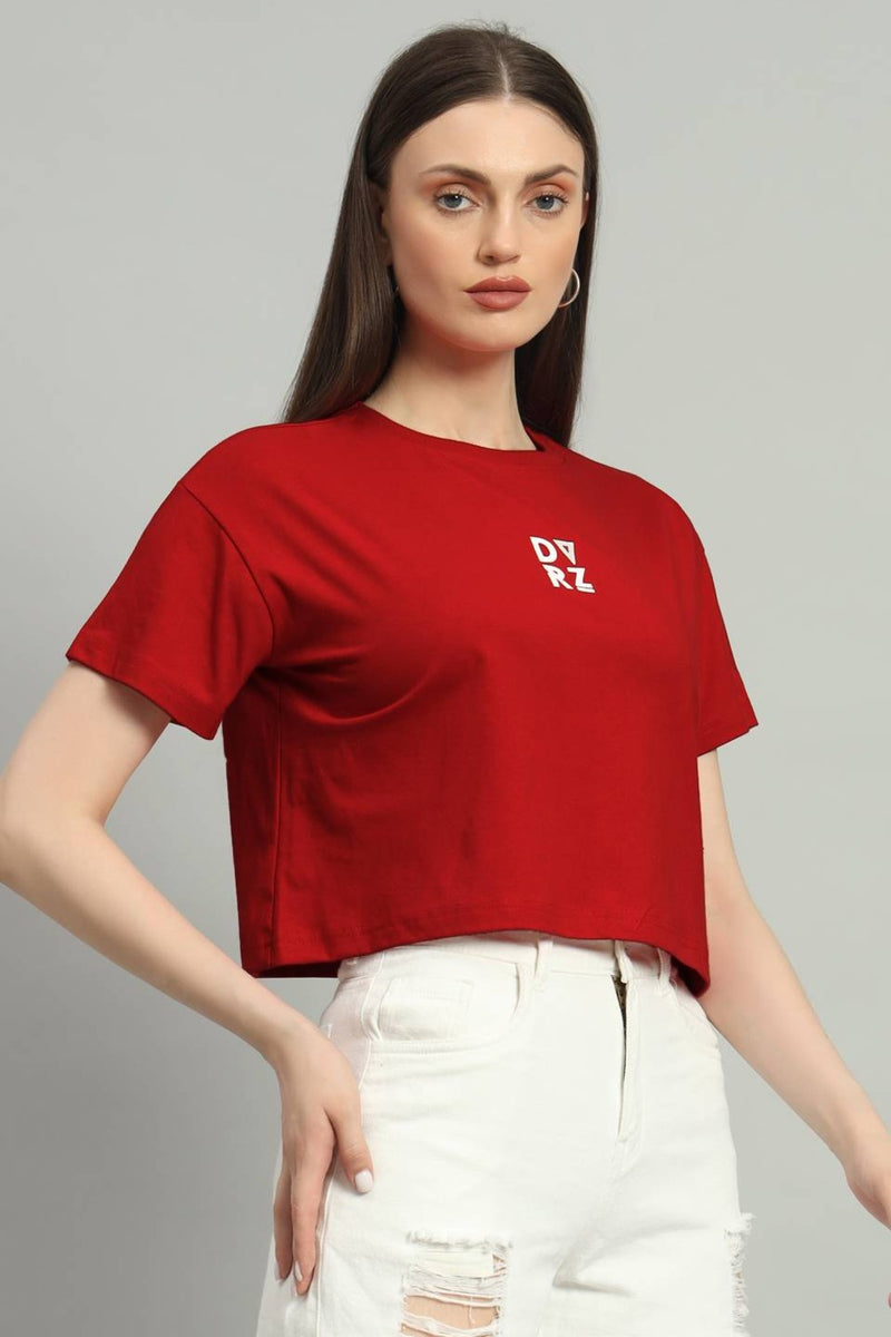 Dvrzi Red Jersey Short Tee