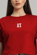 Dvrzi Red Jersey Short Tee