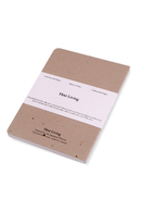 Hōō Living - Coffee Husk Cover Paperback Notebook Made from Upcycled Sanitary Pads
