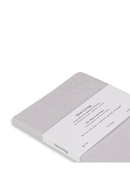 Hōō Living - Grey Cotton Cover Softback Notebook Made from Upcycled Sanitary Pads