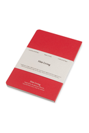 Hōō Living - Red Cotton Cover Softback Notebook Made from Upcycled Sanitary Pads