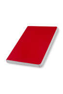 Hōō Living - Red Cotton Cover Softback Notebook Made from Upcycled Sanitary Pads