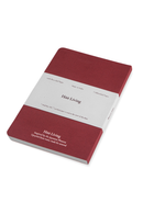 Hōō Living - Bordeaux Cover Softback Notebook Made from Upcycled Sanitary Pads