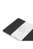 Hōō Living - Re-Black Cover Softback Notebook Made from Upcycled Sanitary Pads