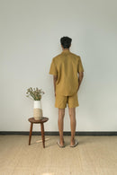 Anushé Pirani Hemp Cotton Men's Almond Shorts