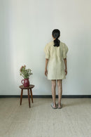 Anushé Pirani Hemp Cotton Women's Beige Dress