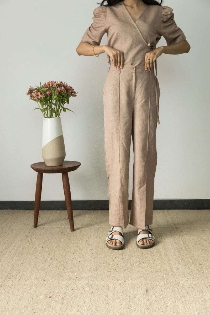 Anushé Pirani Hemp Cotton Women's Sunset Rose Pants