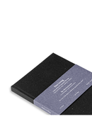 Hōō Living - Black Cotton Cover Hardback Notebook Made from Upcycled Sanitary Pads