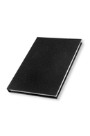 Hōō Living - Black Cotton Cover Hardback Notebook Made from Upcycled Sanitary Pads