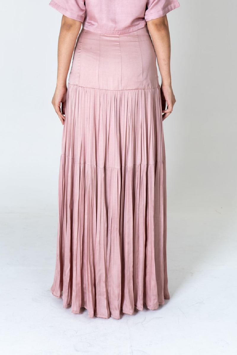 Neora by Nehal Chopra Pink Skirt