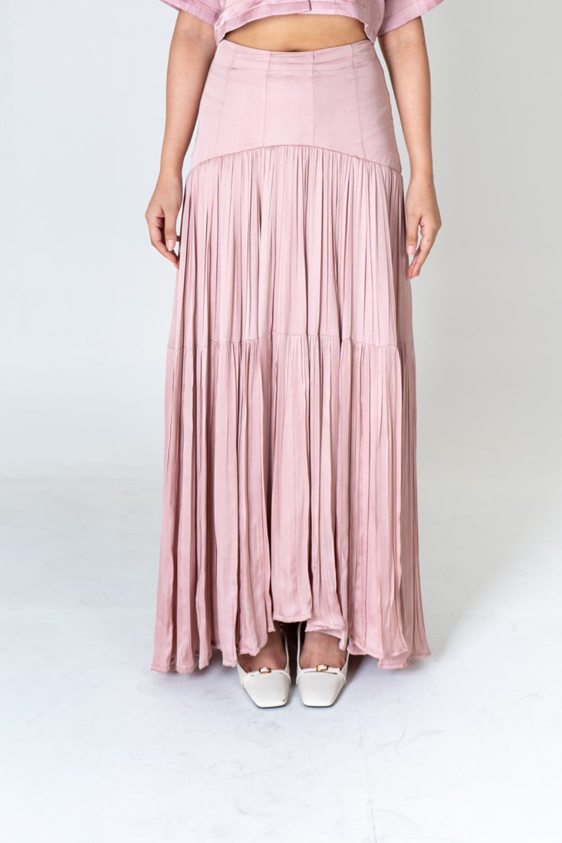 Neora by Nehal Chopra Pink Skirt