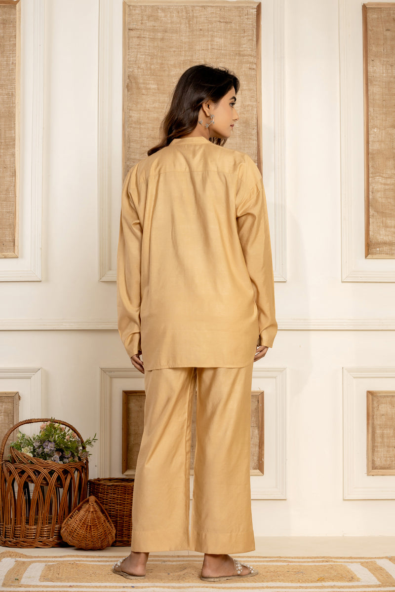 Paizlie 100% Mulberry Silk Harvest Moon Loungewear