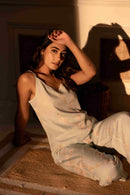 Paizlie 100% Tencel Fabric Floral Dreams Loungewear With Spaghetti Straps