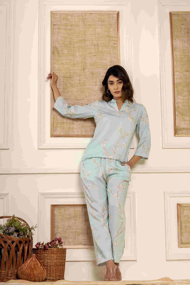 Paizlie 100% Tencel Fabric Floral Dreams Loungewear