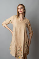 The House of Hemp Beige Dahlia Coord