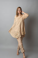 The House of Hemp Beige Dahlia Coord