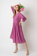 The House of Hemp Lavender Dress