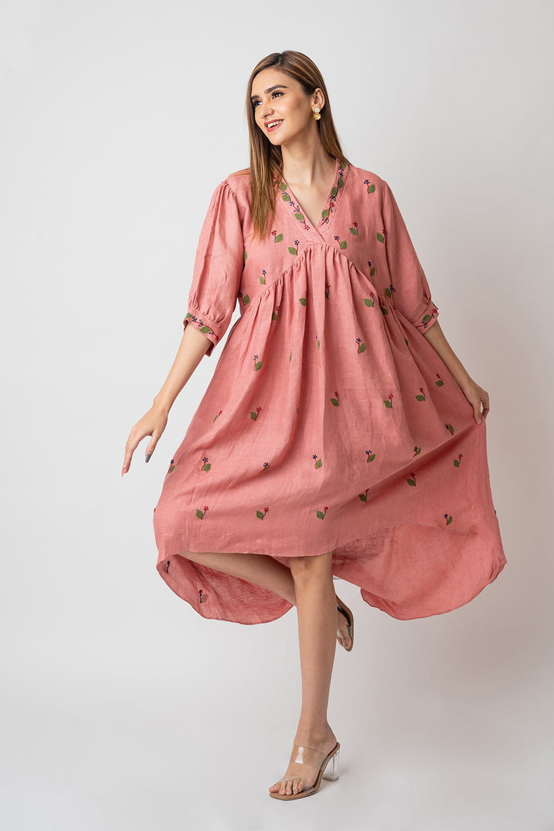 The House of Hemp Orchid Dress