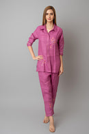 The House of Hemp Lavender Sunflower Coord