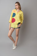 The House of Hemp Yellow Mocca Shirt