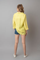 The House of Hemp Yellow Mocca Shirt