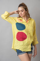 The House of Hemp Yellow Mocca Shirt