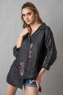 The House of Hemp Black Blah Blah Shirt