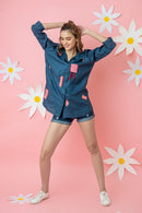 The House of Hemp Denim Blue Overthinking Shirt