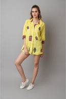 The House of Hemp Yellow Key to Life Shirt